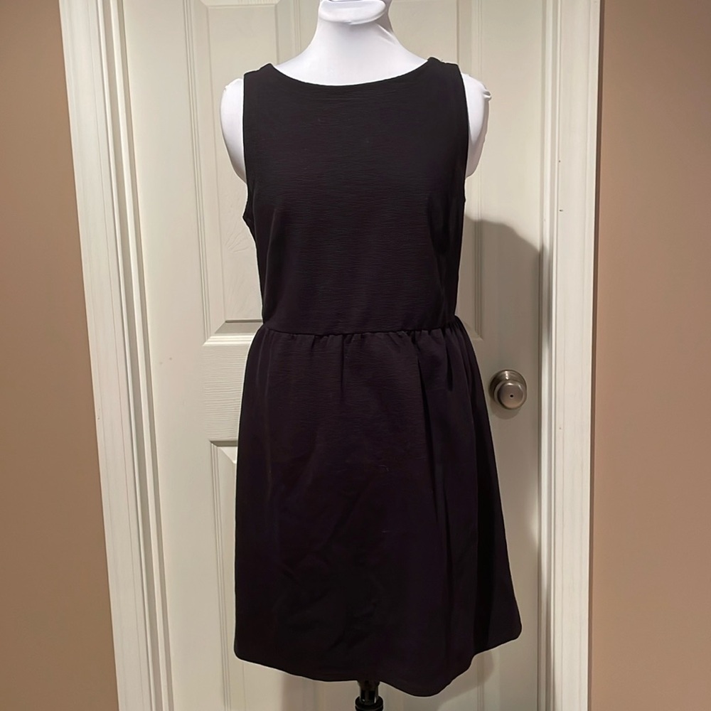 Loft Sleeveless Black Dress Size 8
